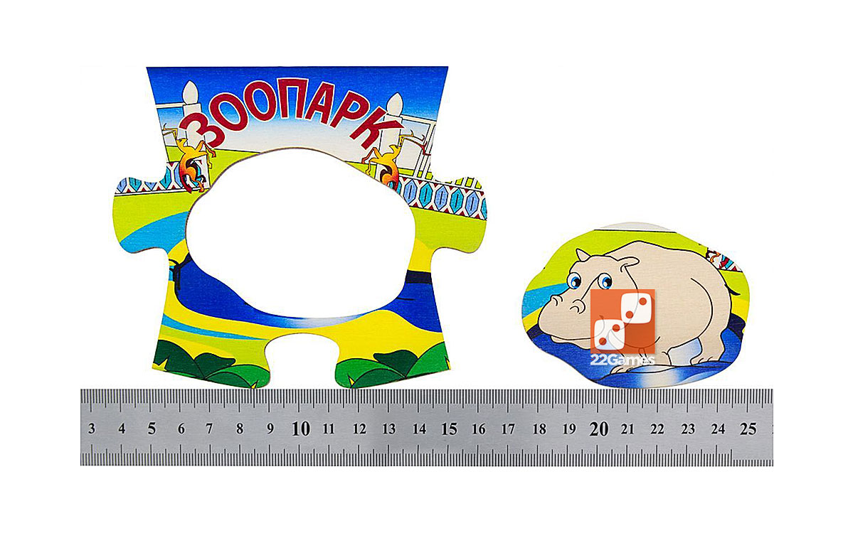 Большой пазл «В зоопарке» – Для детей Большой пазл «В зоопарке»