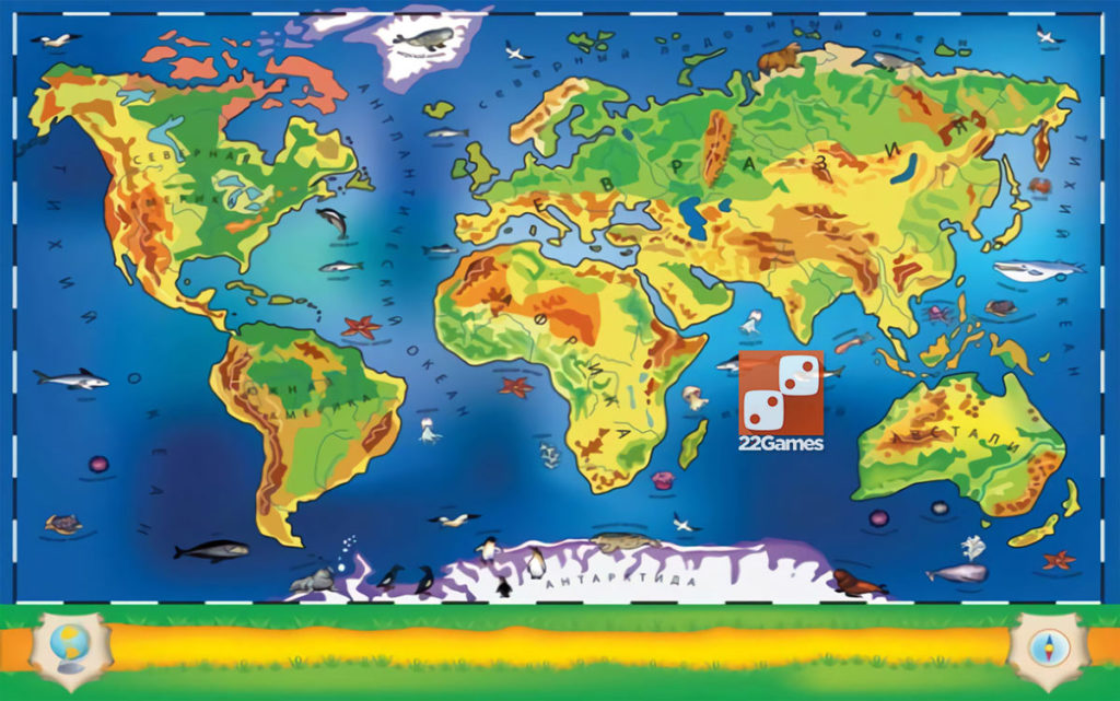 Карта земли для детей дошкольного возраста