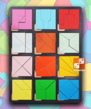 Сложи квадрат, 2 уровень сложности Нескучные Игры