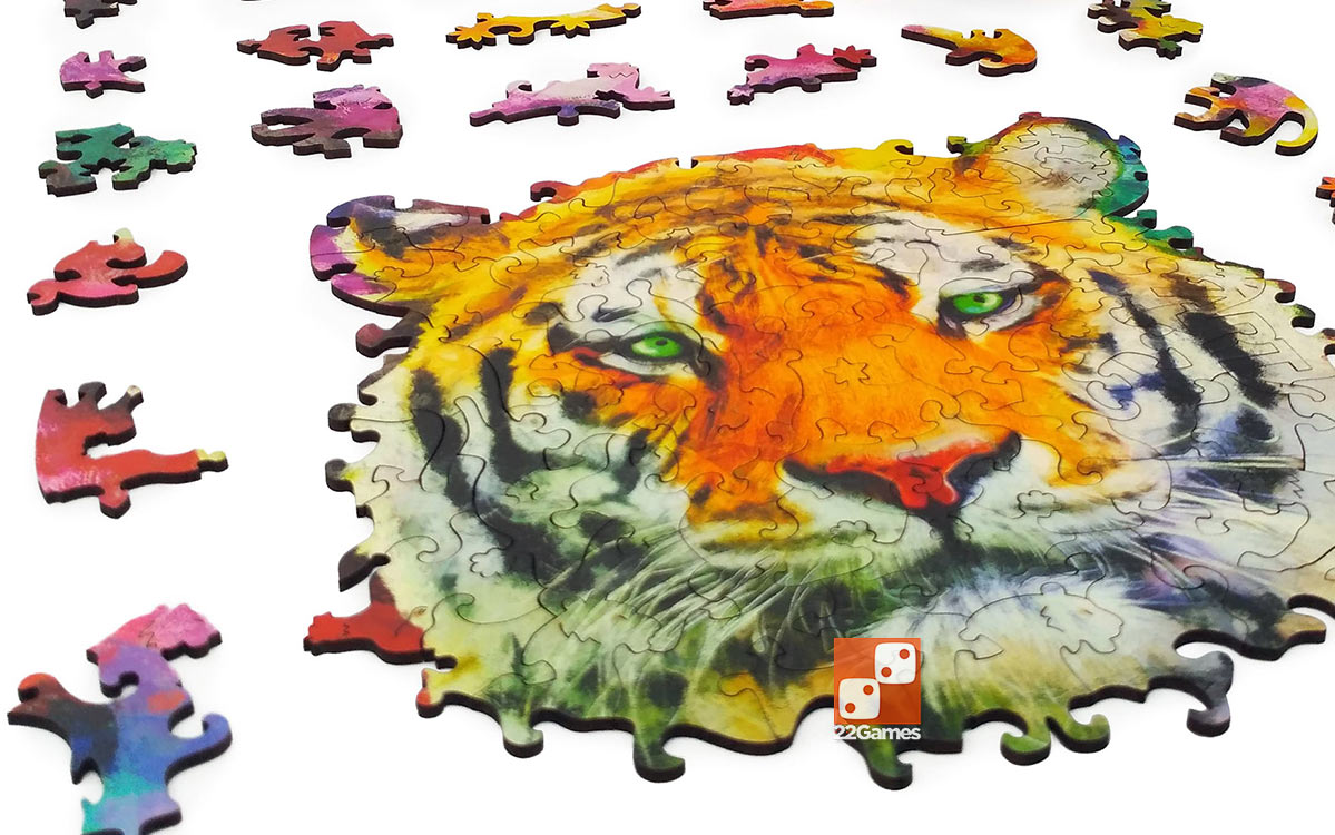 Фигурный пазл Animal Art «Тигр» (108 дет.)