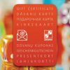 GIFT CERTIFICATE DĀVANU KARTE ПОДАРОЧНАЯ КАРТА KINKEKAART DOVANŲ KUPONAS GESCHENKGUTSCHEIN PRESENTKORT LAHJAKORTTI