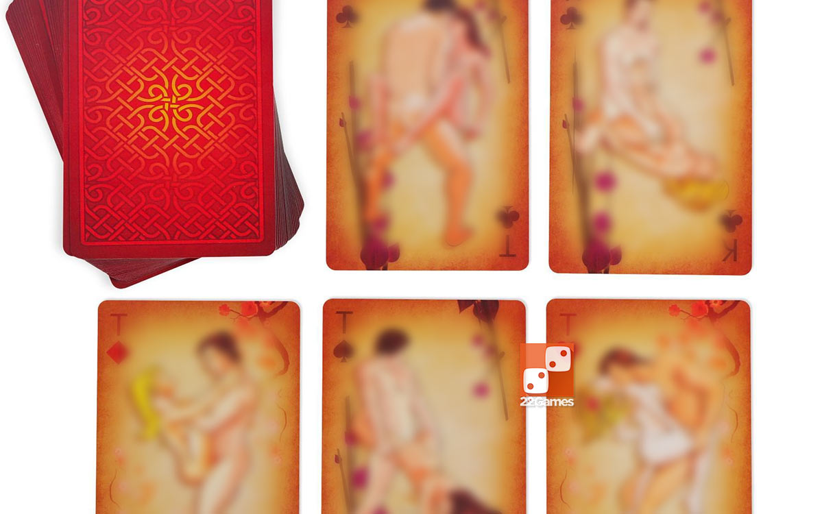 Orion Kama Sutra - Игральные карты с изображением поз из Камасутры (54 карты)