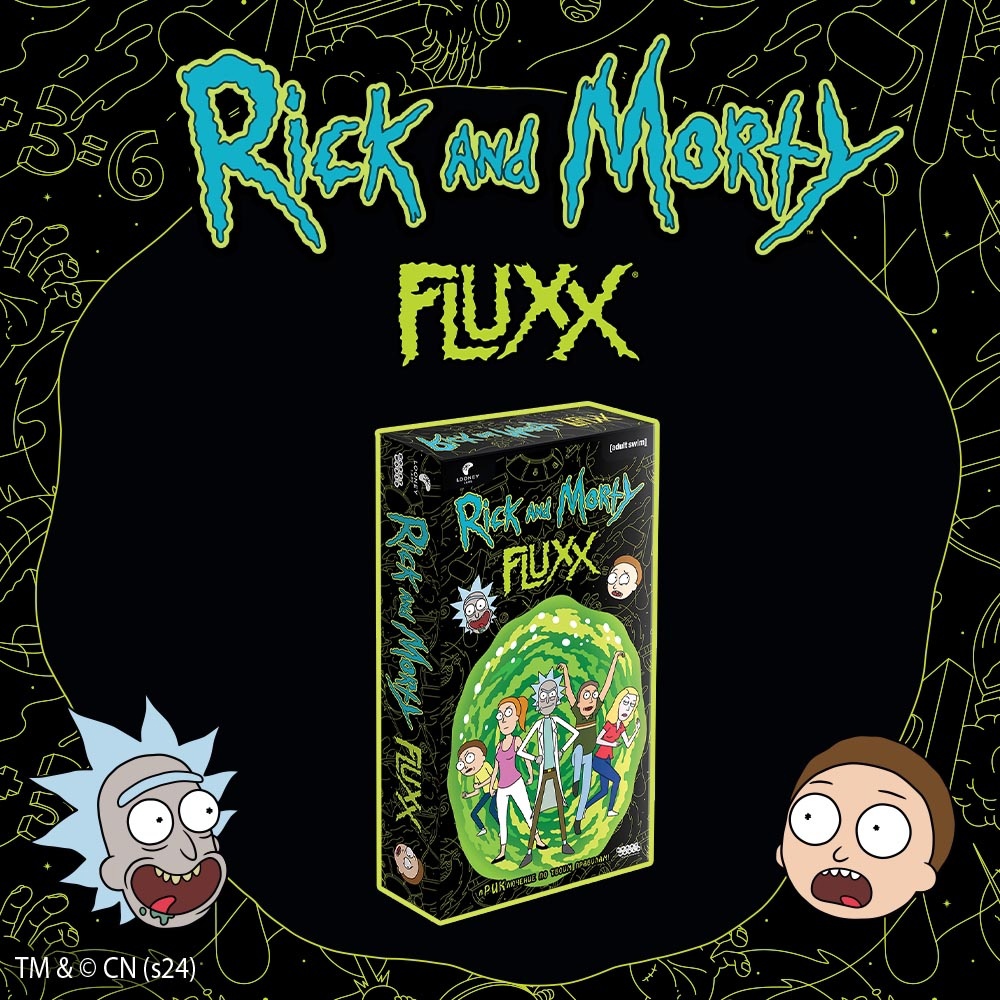 Анонсирована Fluxx: Рик и Морти — карточный хаос с межгалактическим вкусом