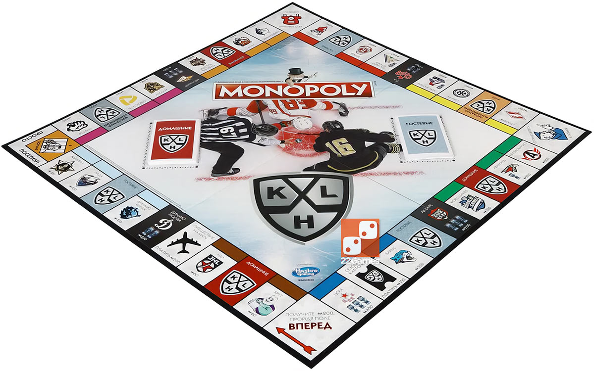 Монополия: КХЛ. Маскоты – Для взрослых, Для детей, Для любой компании Монополия: КХЛ. Маскоты