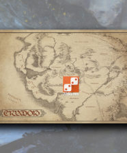 Кольцо Всевластья. Старинная карта Эриадора